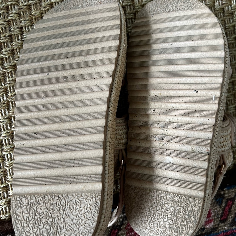 Steve Madden Bigmona Raffia Sandals in 8.5 - Picture 4 of 7